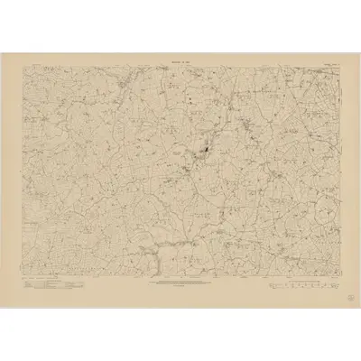 1955 Map of Armagh - Sheet 21, 1958 Print