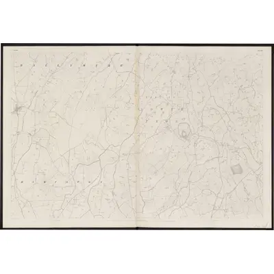 1834 Map of Armagh - Sheet 25, 1863 Print