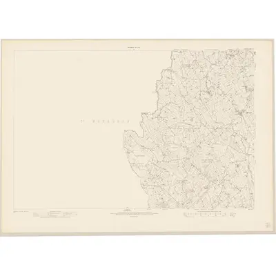 1956 Map of Armagh - Sheet 27, 1959 Print