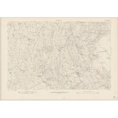 1956 Map of Armagh - Sheet 28, 1961 Print