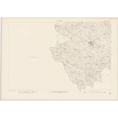 1956 Map of Armagh - Sheet 30, 1960 Print