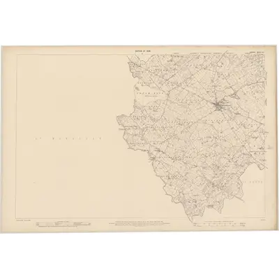 1907 Map of Armagh - Sheet 30 [with extension], 1909 Print