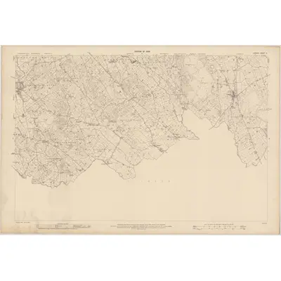 1907 Map of Armagh - Sheet 31, 1909 Print