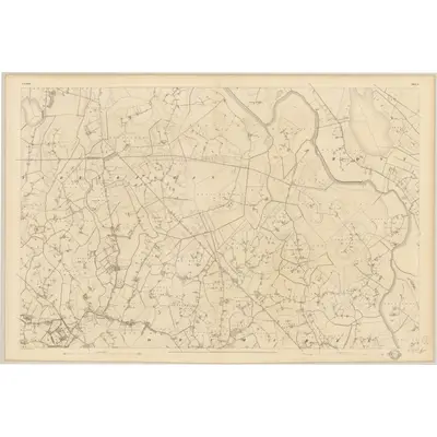 1834 Map of Armagh - Sheet 5, 1837 Print