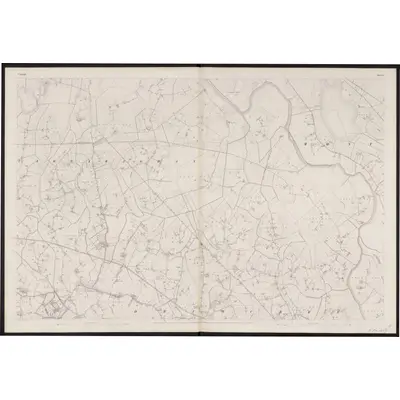 1834 Map of Armagh - Sheet 5, 1862 Print
