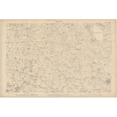 1905 Map of Armagh - Sheet 5, 1908 Print