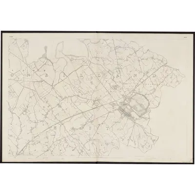 1834 Map of Armagh - Sheet 6, 1862 Print