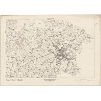 1938 Map of Armagh - Sheet 6, 1937 Print