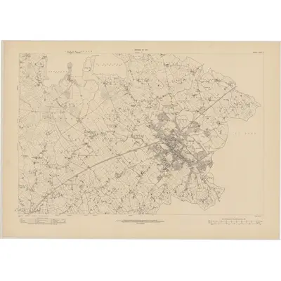 1954 Map of Armagh - Sheet 6, 1958 Print