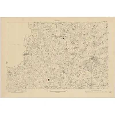 1953 Map of Armagh - Sheet 8, 1956 Print