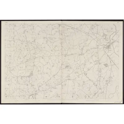 1835 Map of Armagh - Sheet 9, 1863 Print