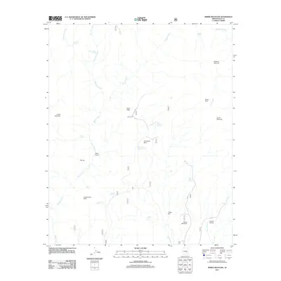 2011 Map of Armer Mountain, 2011 Print