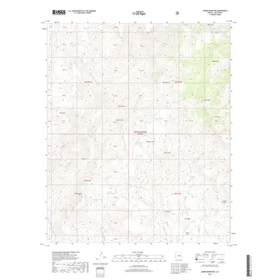 2018 Map of Armer Mountain, 2018 Print