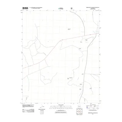 2011 Map of Armstrong Canyon, 2011 Print