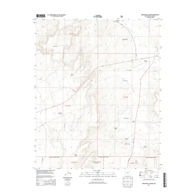 2013 Map of Armstrong Canyon, 2013 Print