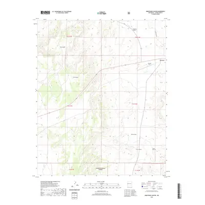2020 Map of Armstrong Canyon, 2020 Print