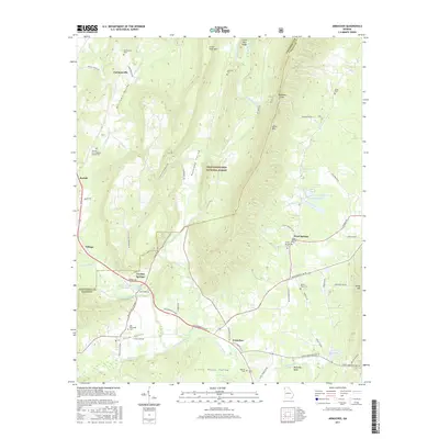 2017 Map of Armuchee, 2017 Print