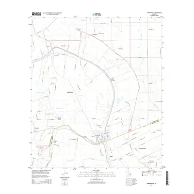 2015 Map of Arnaudville, 2015 Print