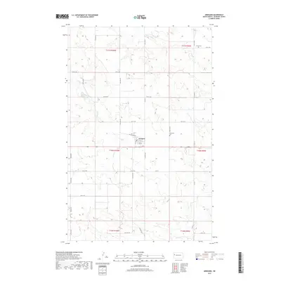 2017 Map of Arnegard, 2017 Print