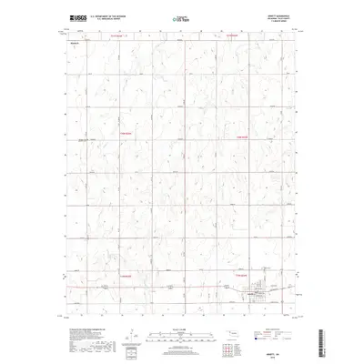 2018 Map of Arnett, 2018 Print