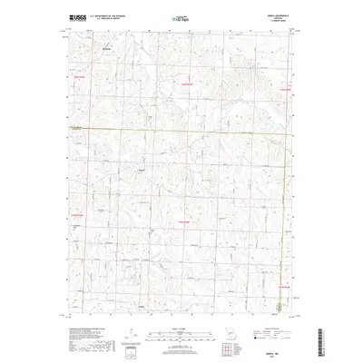 2017 Map of Arnica, 2017 Print