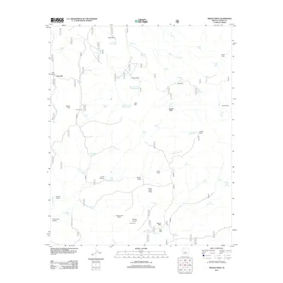 2012 Map of Arnold Mesa, 2012 Print