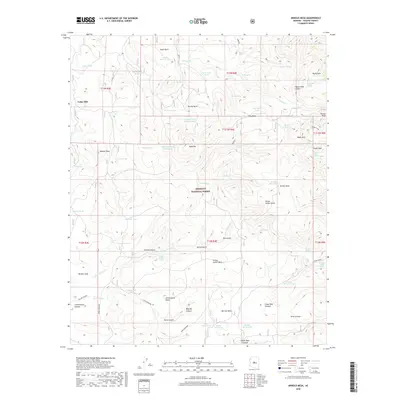 2018 Map of Arnold Mesa, 2018 Print
