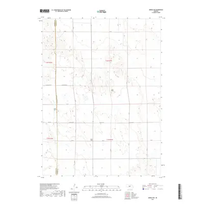 2017 Map of Arnold SW, 2017 Print