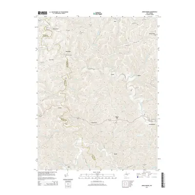 2014 Map of Arnoldsburg, 2014 Print