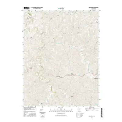 2016 Map of Arnoldsburg, 2016 Print