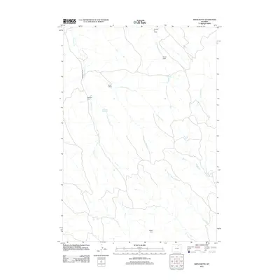 2012 Map of Arpan Butte, 2012 Print