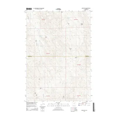 2015 Map of Arpan Butte, 2015 Print