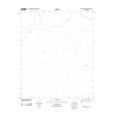 2011 Map of Arrastra Mountain, 2011 Print