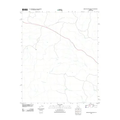 2011 Map of Arrastra Mountain NE, 2011 Print