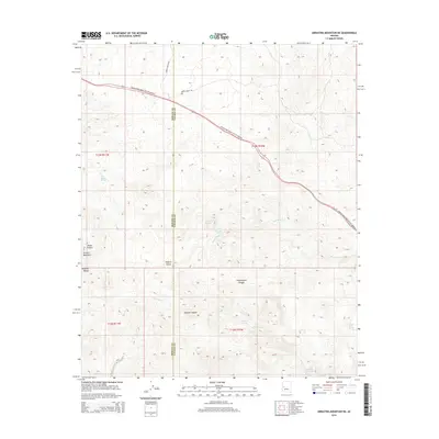 2014 Map of Arrastra Mountain NE, 2014 Print