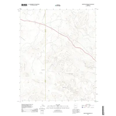 2026 Map of Arrastra Mountain NE, 2026 Print