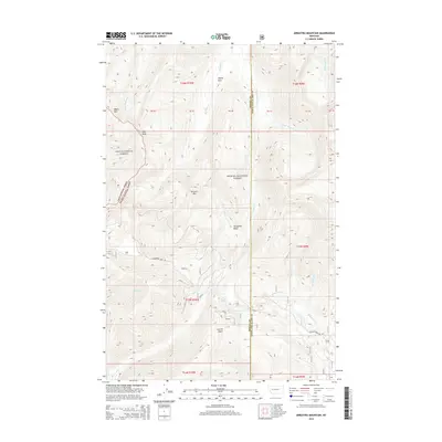2014 Map of Arrastra Mountain, 2014 Print