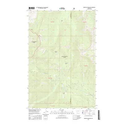 2017 Map of Arrastra Mountain, 2017 Print