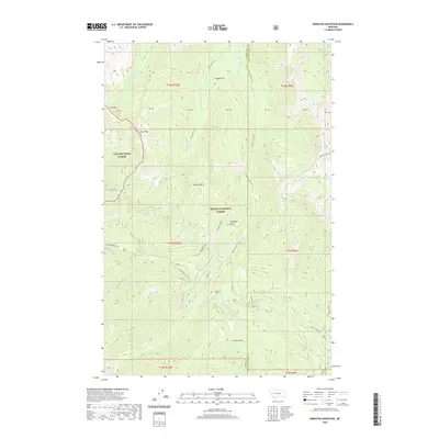 2020 Map of Arrastra Mountain, 2020 Print