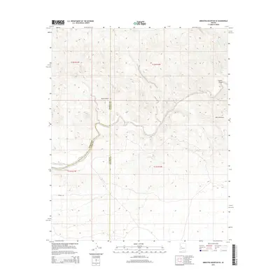 2014 Map of Arrastra Mountain SE, 2014 Print