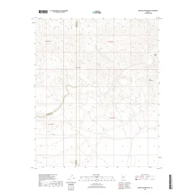 2018 Map of Arrastra Mountain SE, 2018 Print