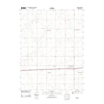 2013 Map of Arriba, 2013 Print