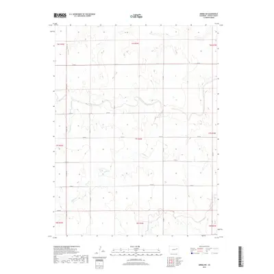 2019 Map of Arriba NW, 2019 Print