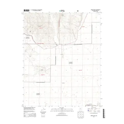 2013 Map of Arrosa Ranch, 2013 Print