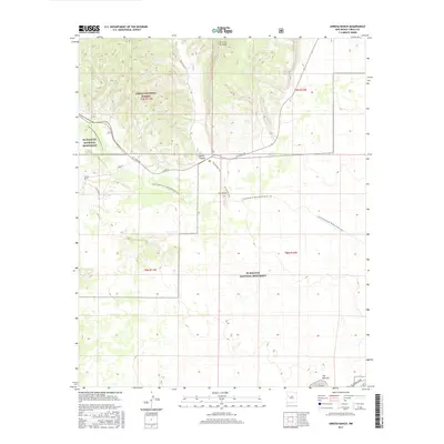 2017 Map of Arrosa Ranch, 2017 Print