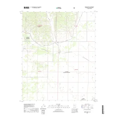 2020 Map of Arrosa Ranch, 2020 Print