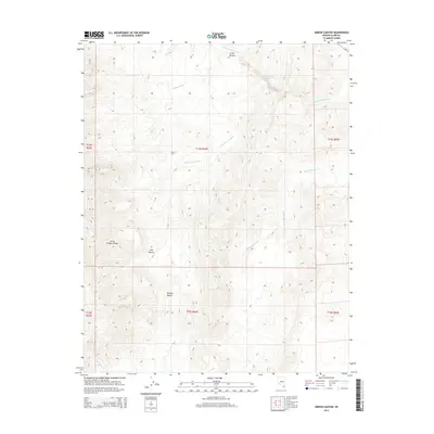 2014 Map of Arrow Canyon, 2014 Print