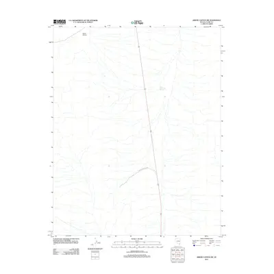 2012 Map of Arrow Canyon NW, 2012 Print