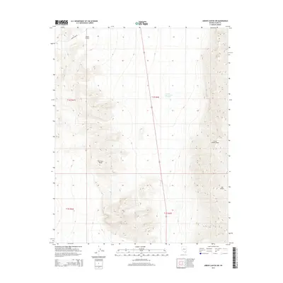 2014 Map of Arrow Canyon NW, 2014 Print
