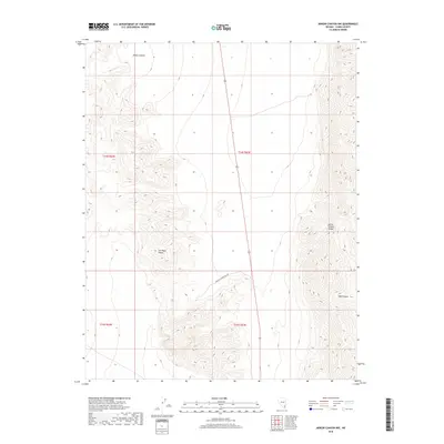 2018 Map of Arrow Canyon NW, 2018 Print